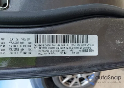 2016 Dodge Journey R/T from USA, damaged, VIN 3C4PDDEGXGT221313